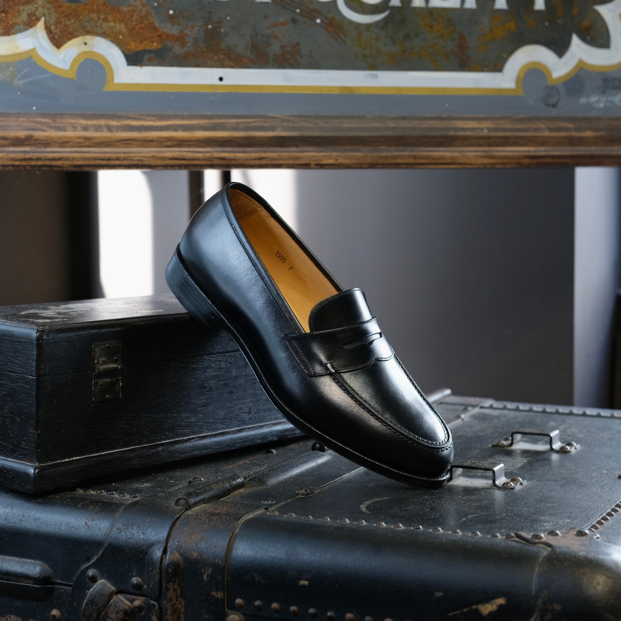 Oriental Shoemaker Calf Albers Penny Loafers – Leather Healer