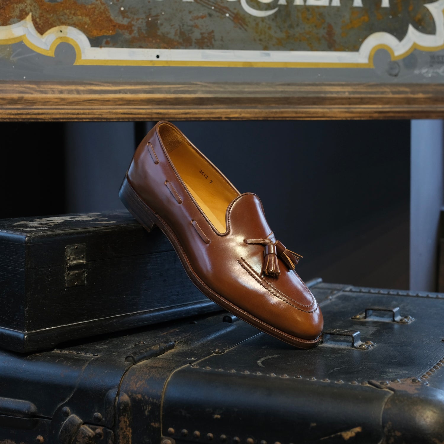 Oriental Shoemaker Shell Cordovan Philips Tassel Loafer (LH Exclusive)