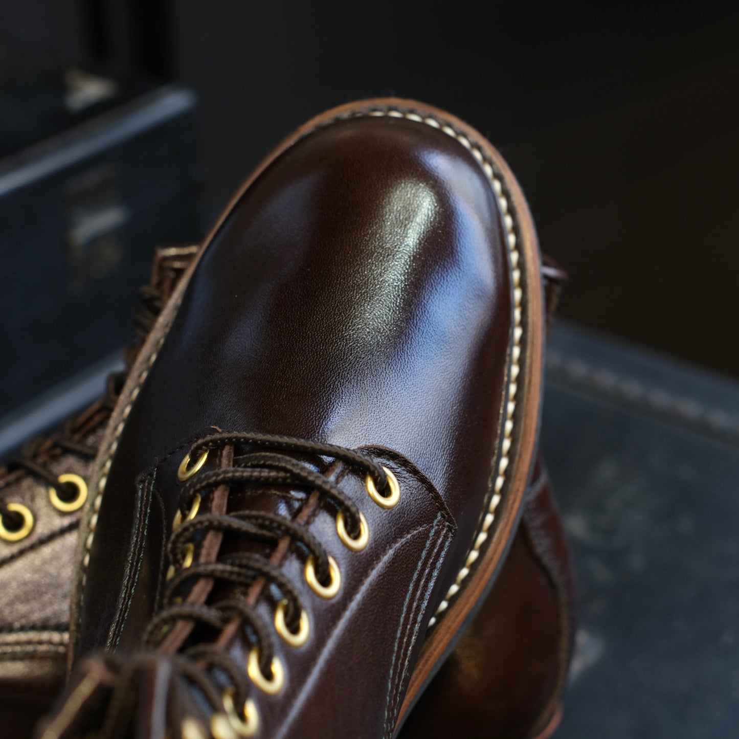 Y'2 LEATHER Aniline Horse Work Boots