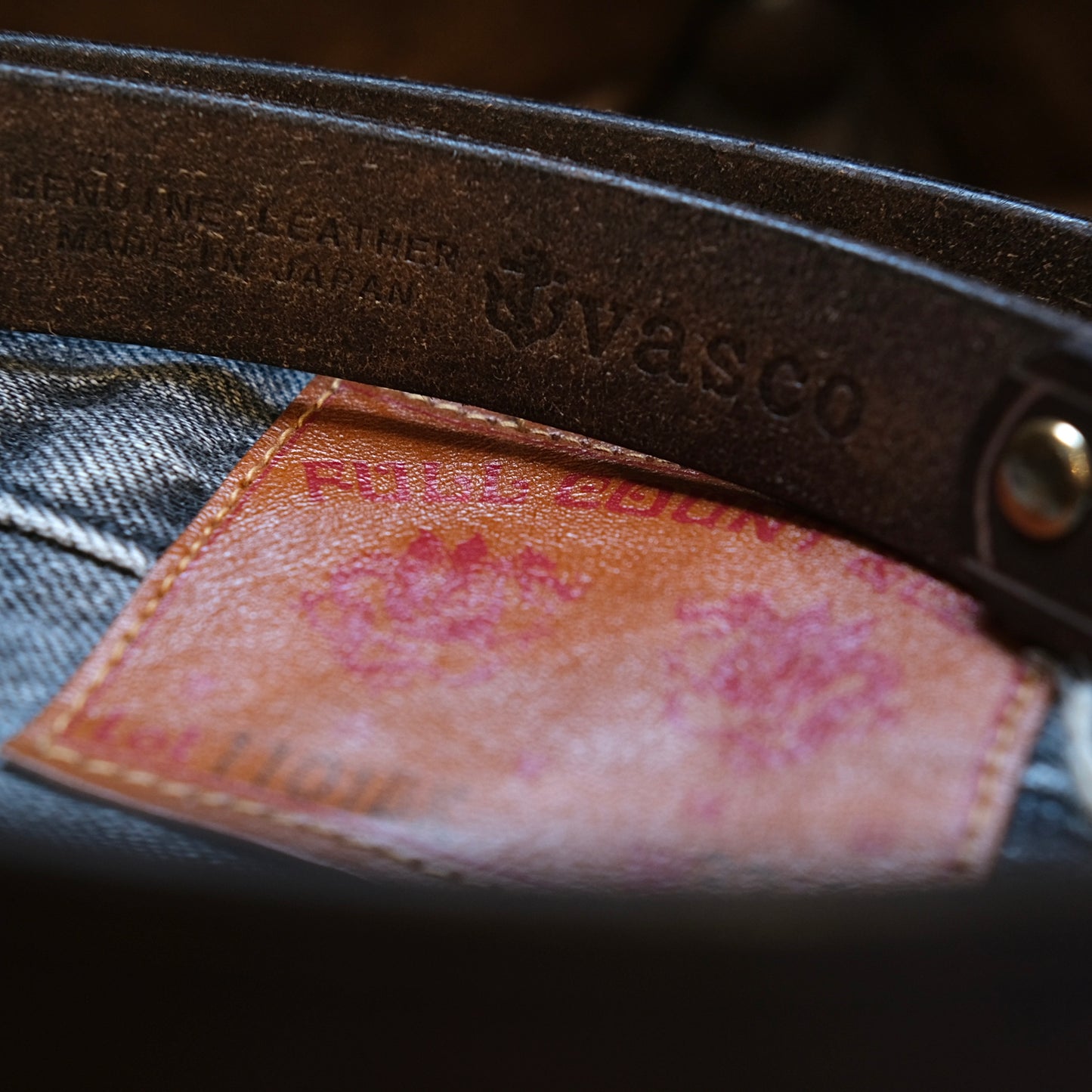 VASCO Leather Garrison Belt (Narrow)