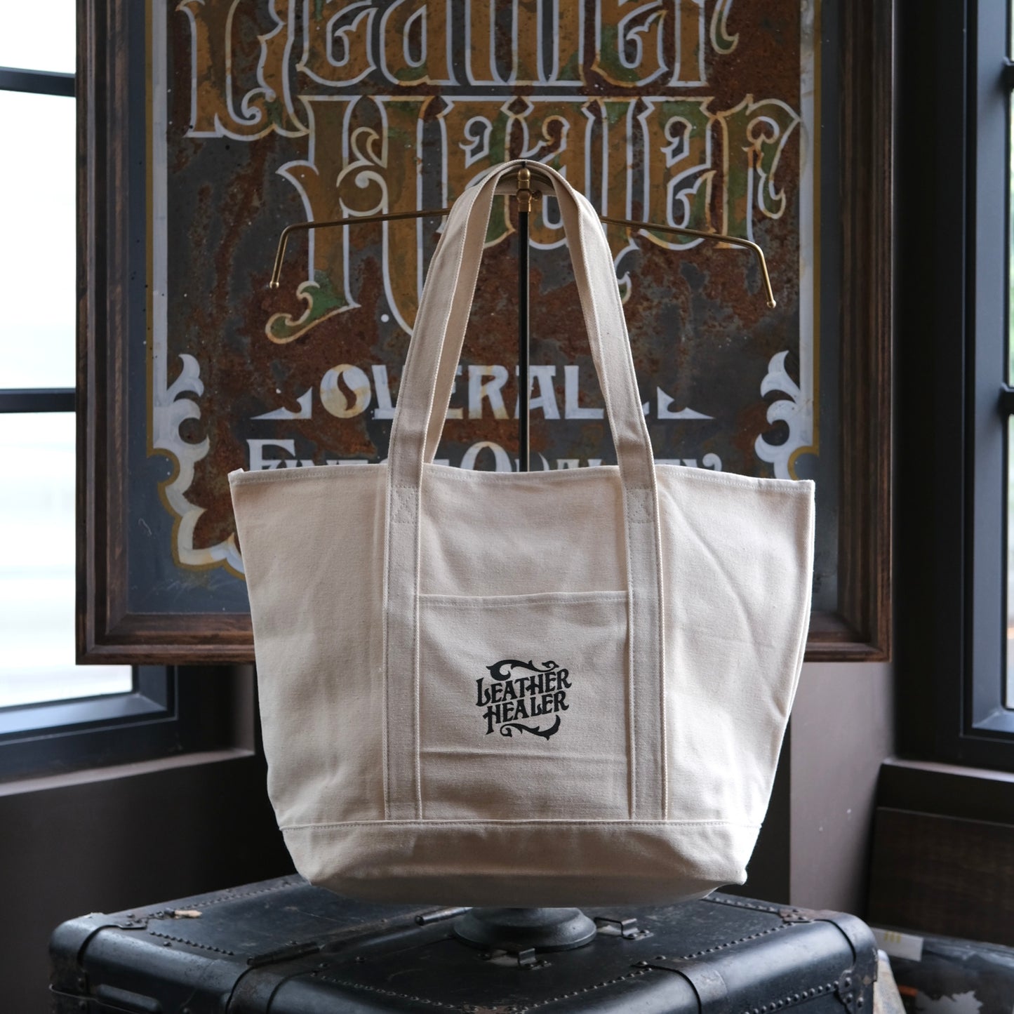 Leather Healer Tote Bag