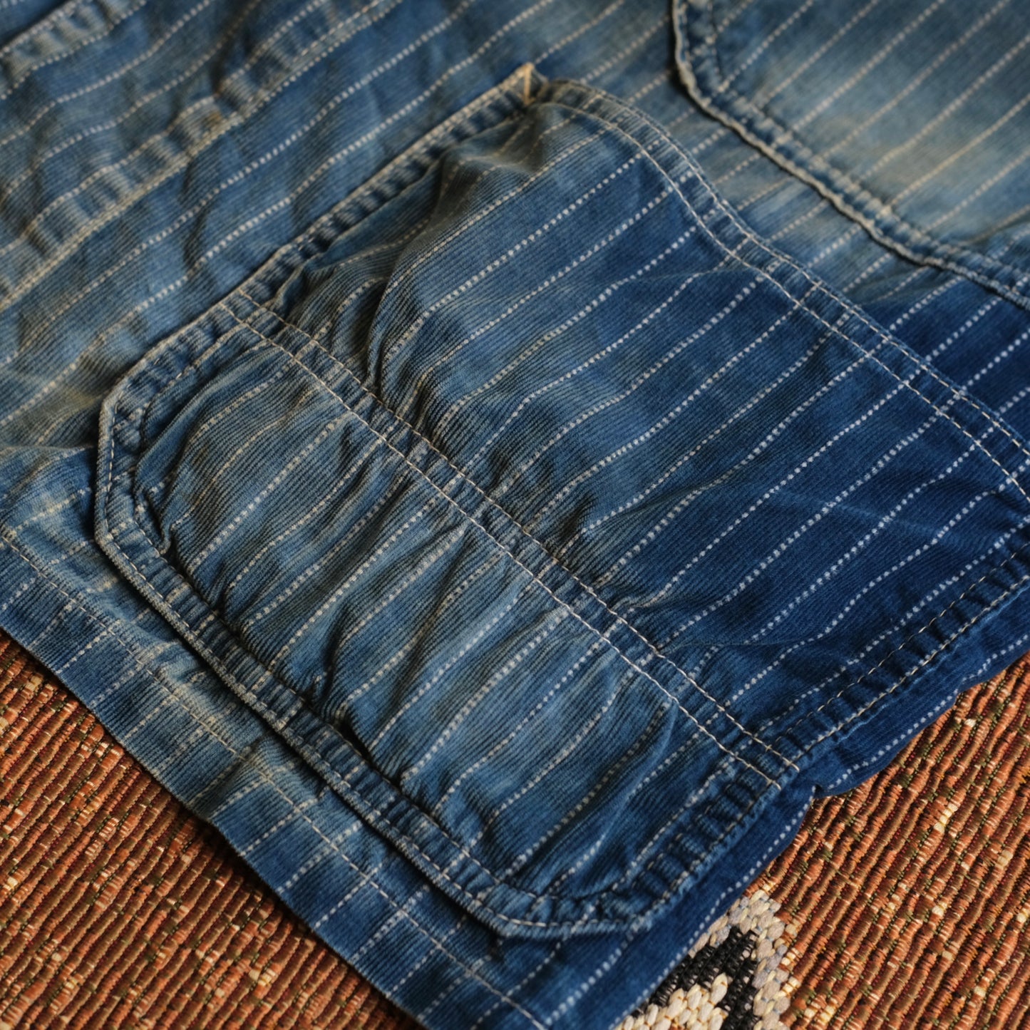 FULL COUNT Indigo Wabash Corduroy Chore Jacket HW