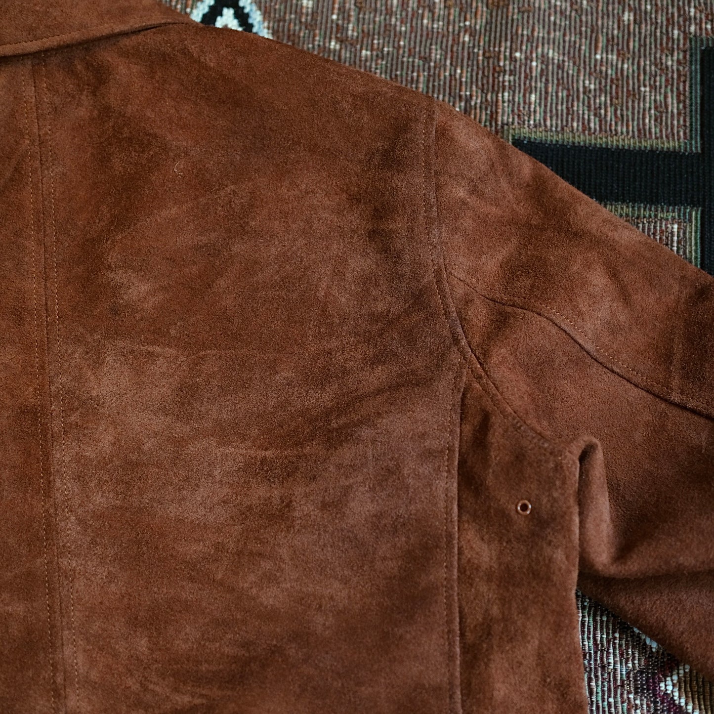 DOUBLE HELIX Classic 1930s Suede Jacket