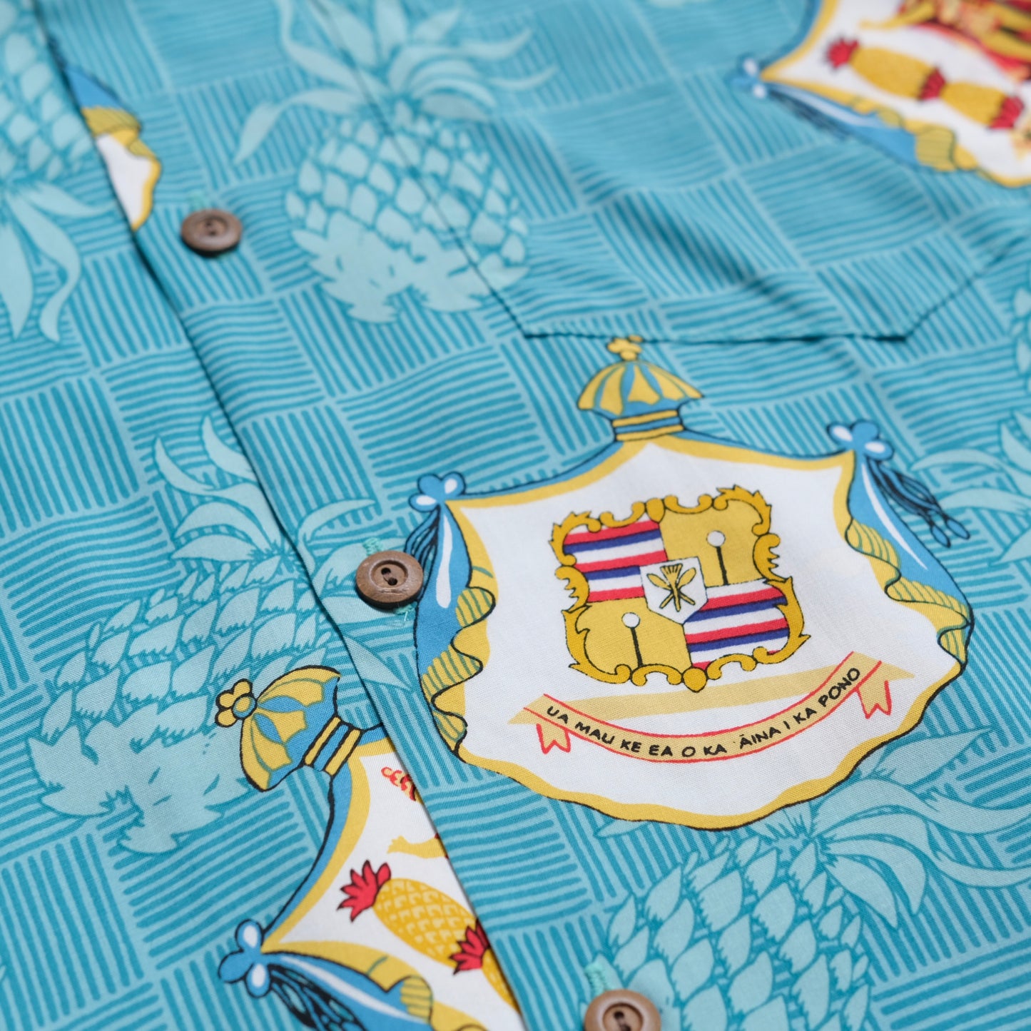 Two Palms Rayon Shirts (Turquoise Crest)