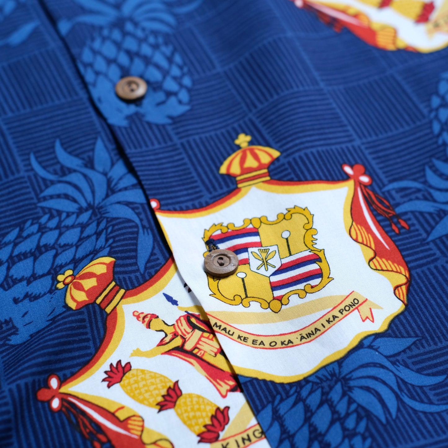 Two Palms Rayon Shirts (Navy Crest)