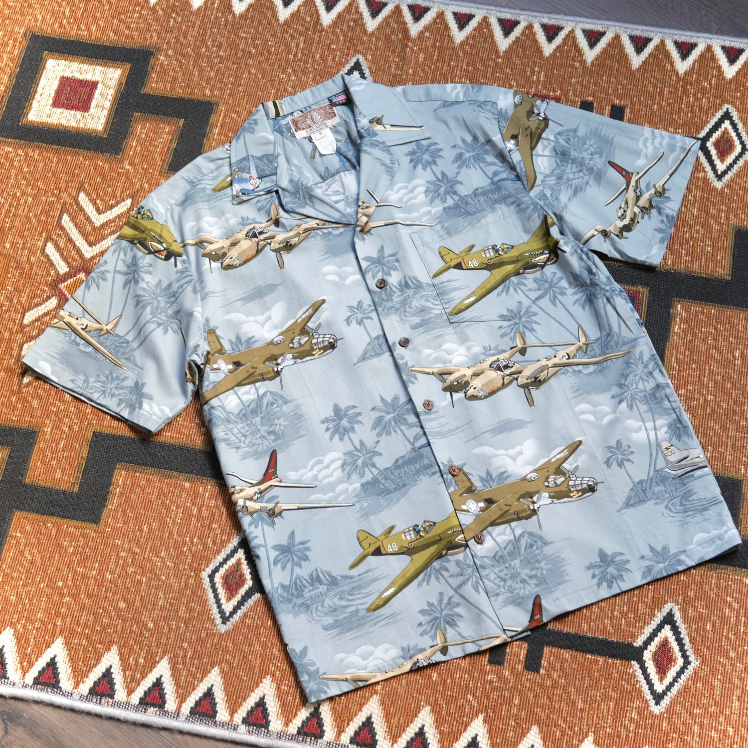 RJC Lighting & 48 Airplanes Aloha Shirt