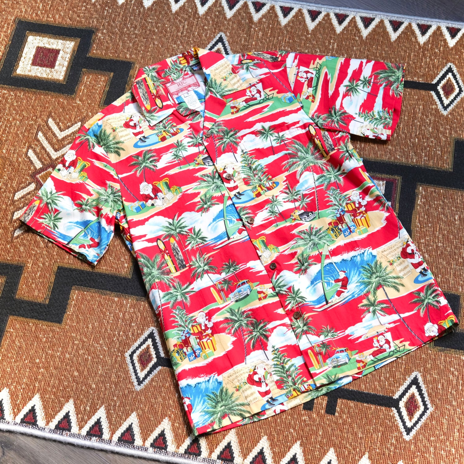 RJC Santa Island Aloha Shirt