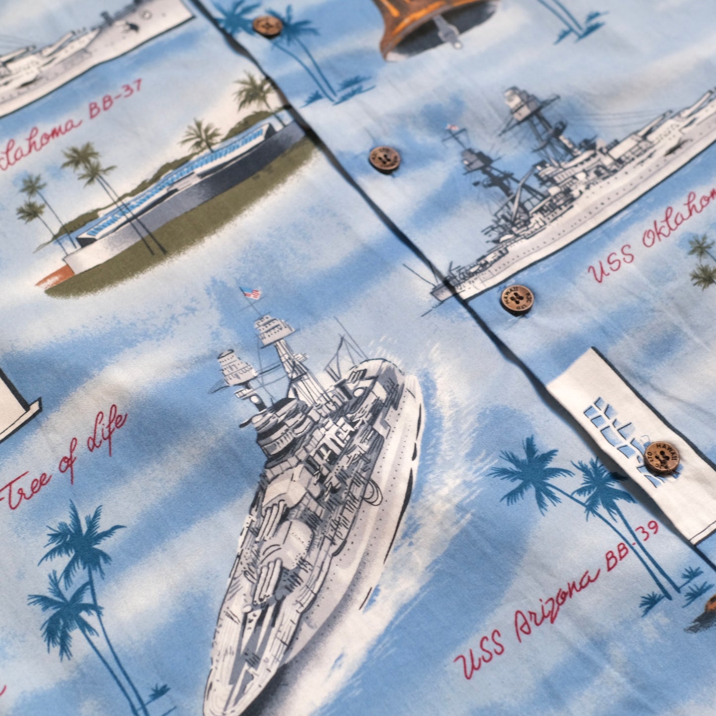 RJC USS Warships Arizona Memorial Aloha Shirt