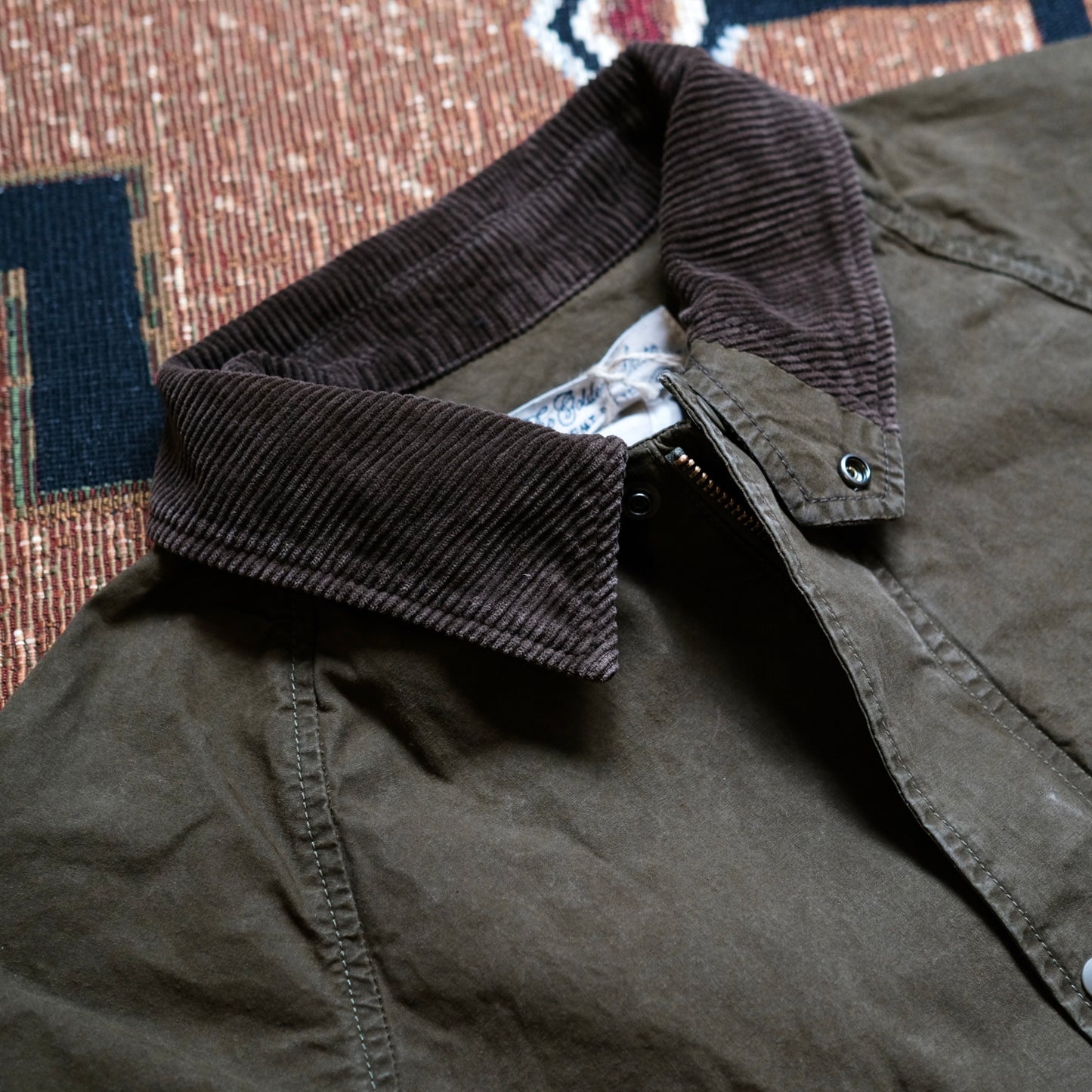 REMI RELIEF Canvas Field Jacket with Soft Oil Coating