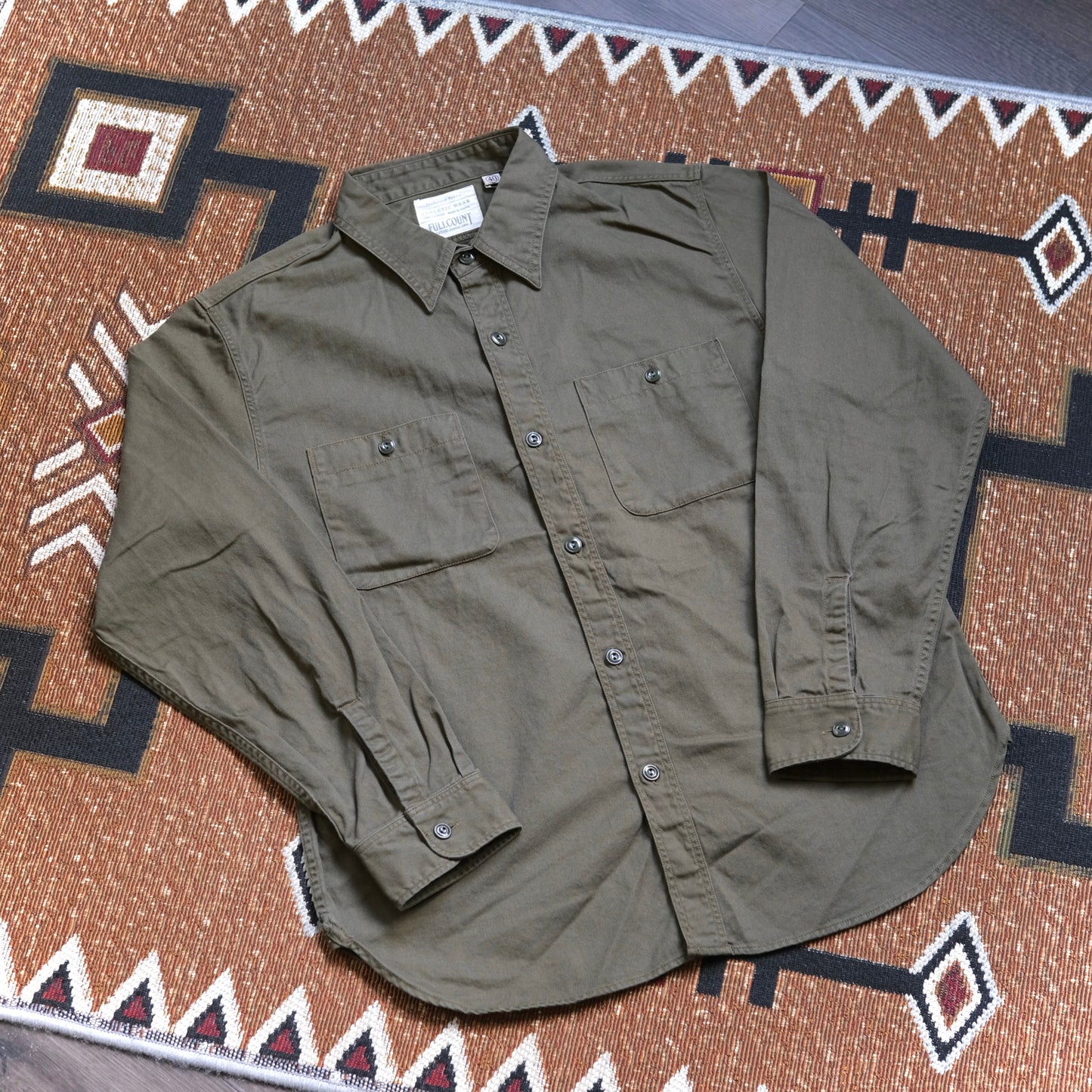 FULL COUNT Twill Work Shirt