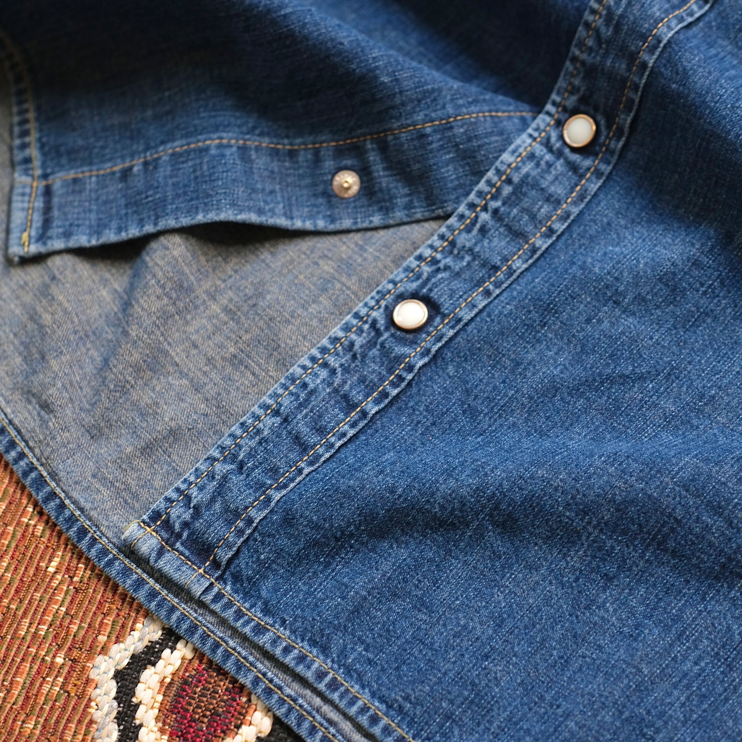 REMI RELIEF Denim Western Shirt