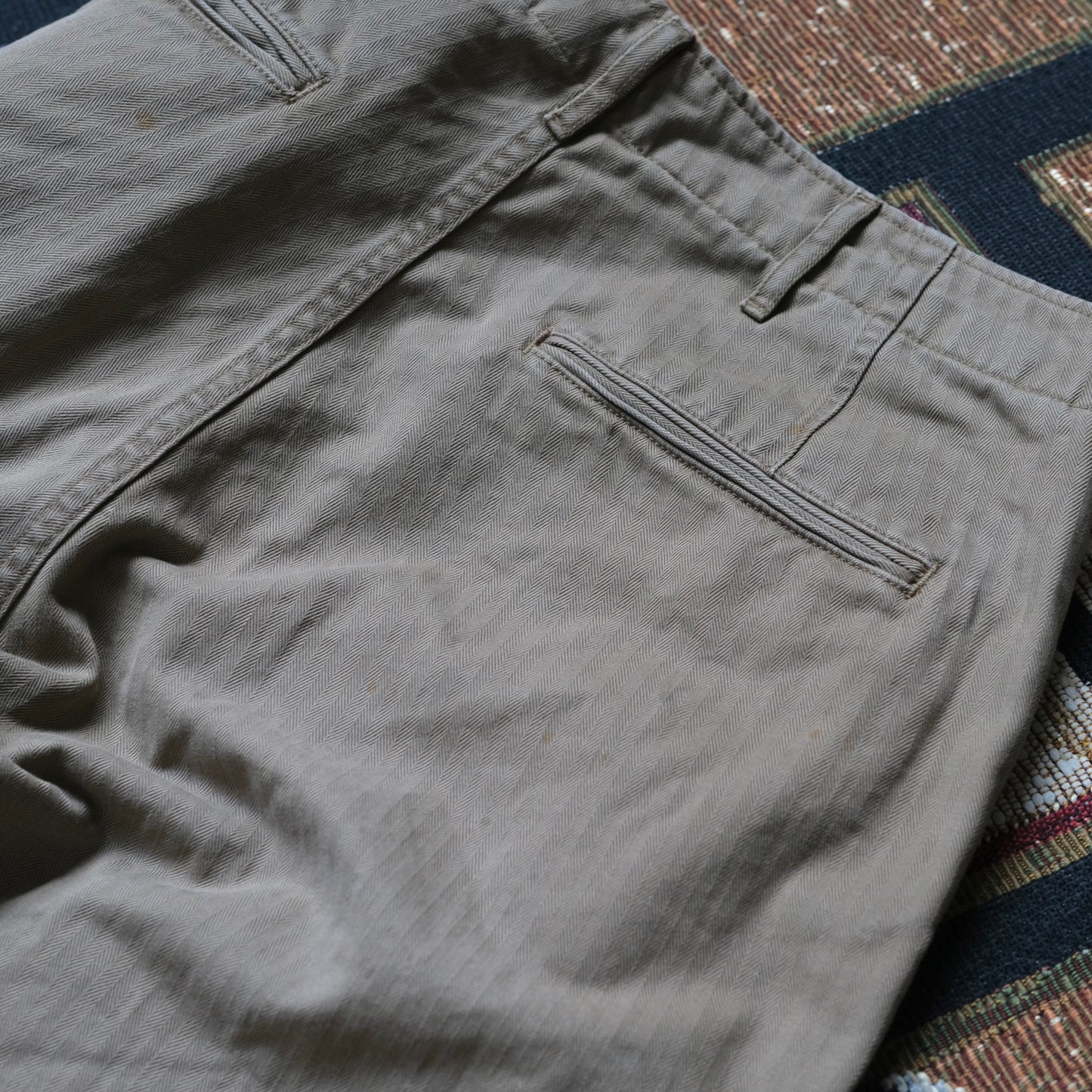 FULL COUNT U.S. Army Chino M-42 HBT Trousers