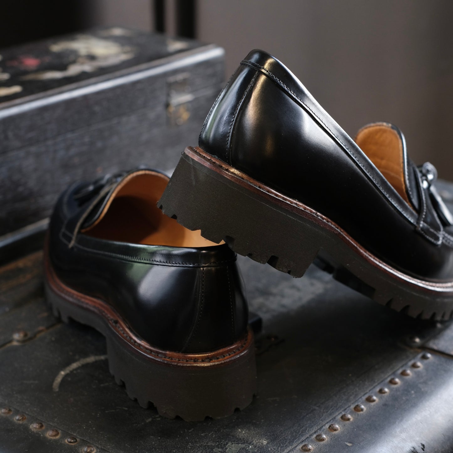 Berwick1707 Tassel Loafer (Rubber Soles)