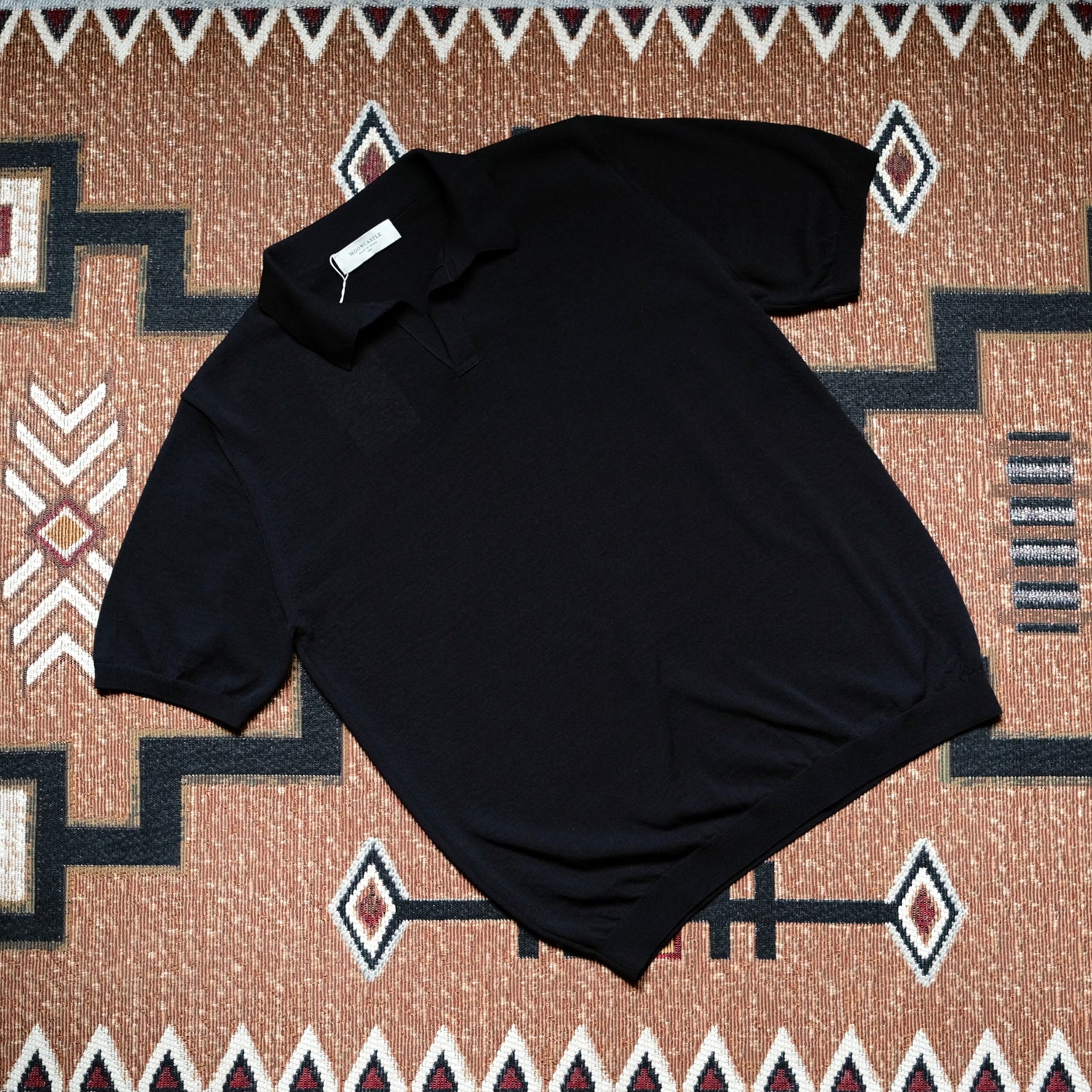 MOONCASTLE Ice Cotton Skipper Polo Neck