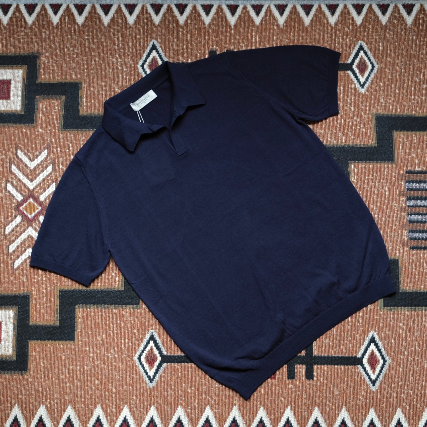 MOONCASTLE Ice Cotton Skipper Polo Neck