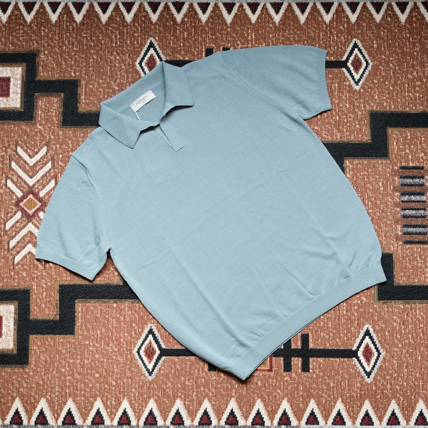 MOONCASTLE Ice Cotton Skipper Polo Neck