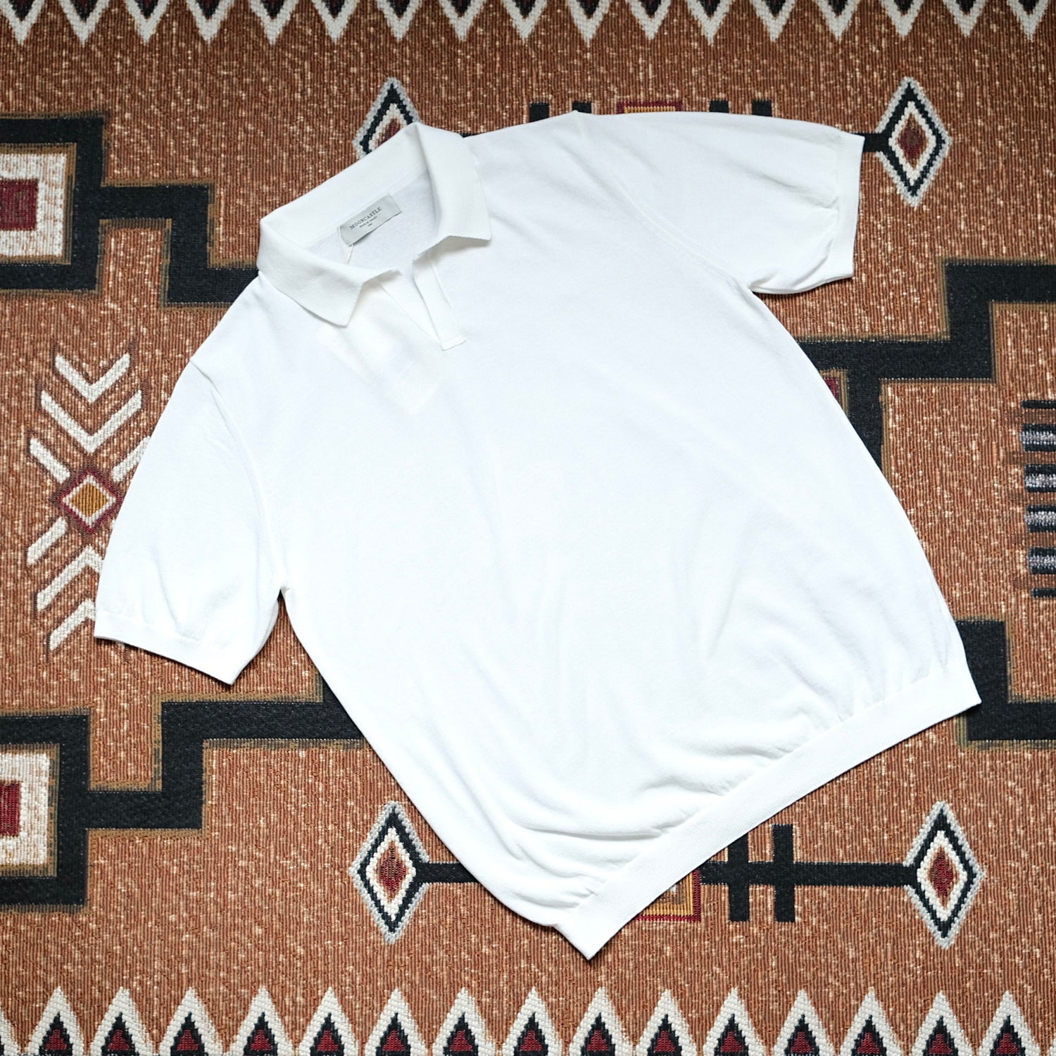 MOONCASTLE Ice Cotton Skipper Polo Neck