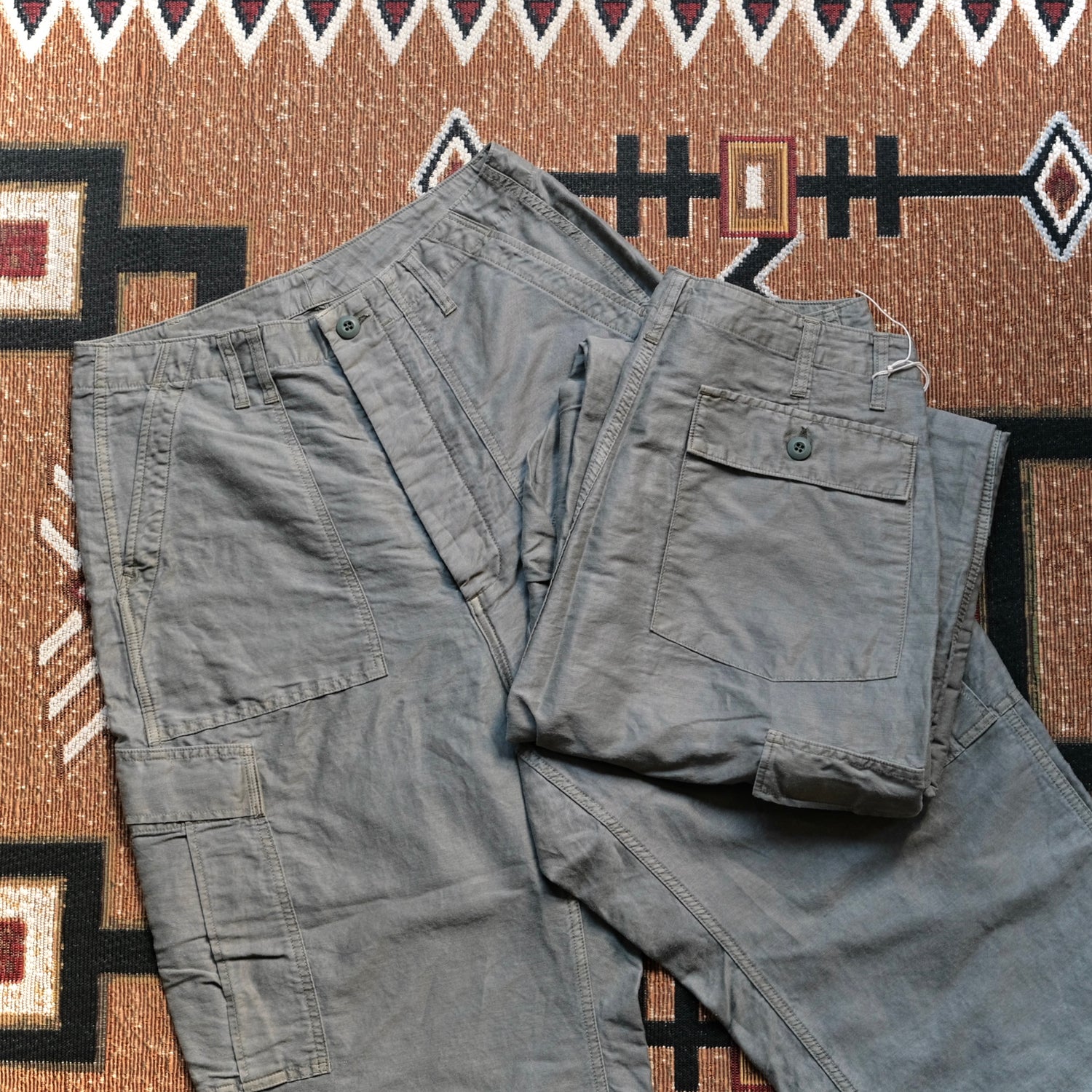 ANACHRONORM Linen Wide Baker 6P Pants