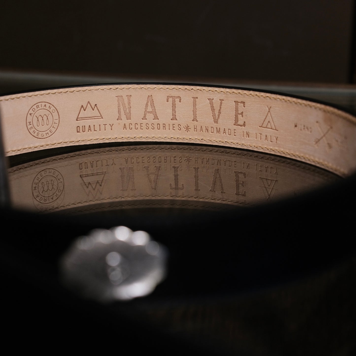 Adriano Meneghetti Venice Calf Leather Belt
