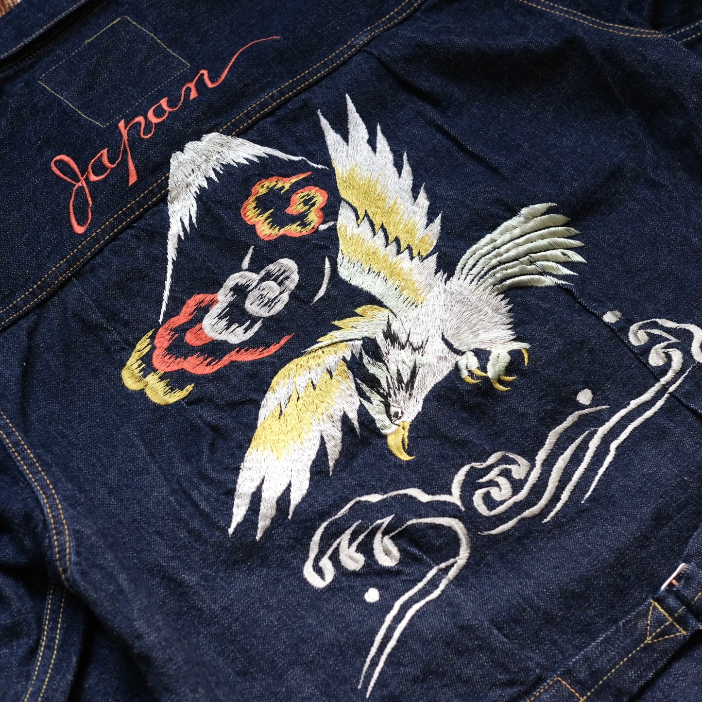 FULL COUNT Souvenir Embroidery Type 1 Denim Jacket (2107E)