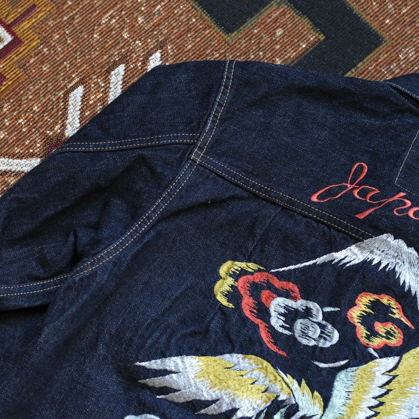 FULL COUNT Souvenir Embroidery Type 1 Denim Jacket (2107E)