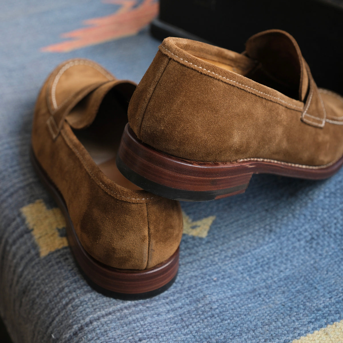 Berwick1707 Snuff Suede Penny Loafer (5687)