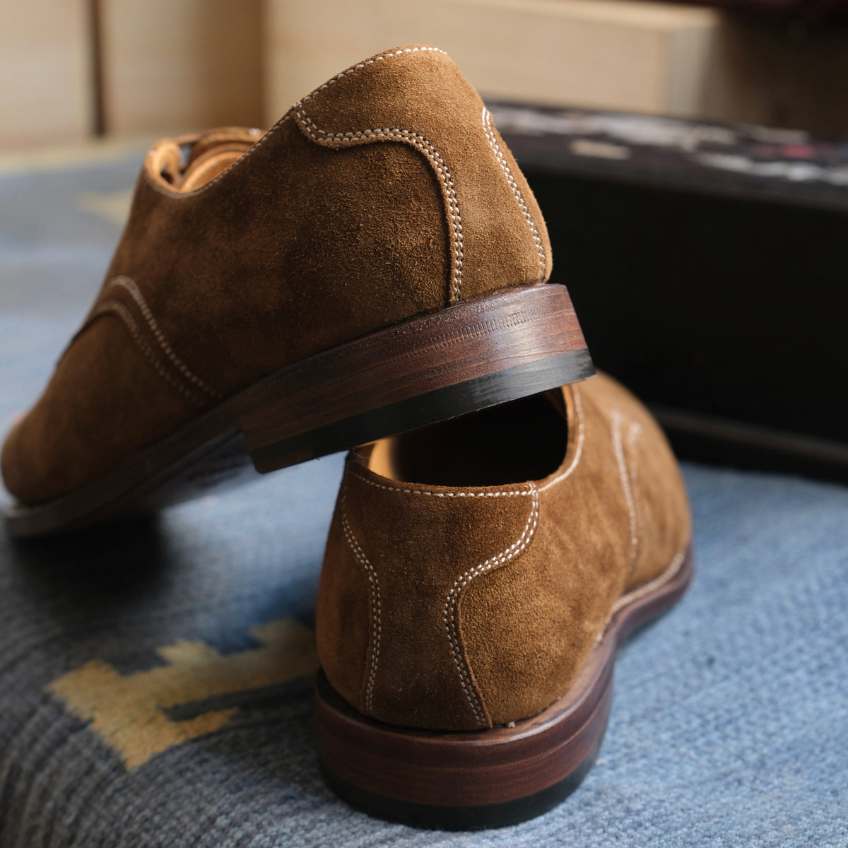 Berwick1707 Snuff Suede Service Shoe (5048)