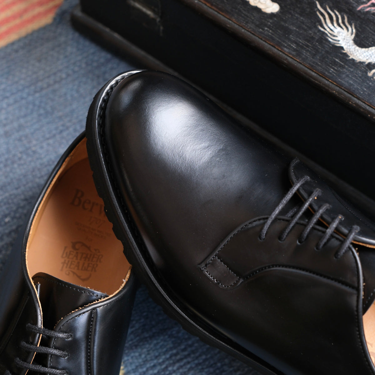 Berwick1707 Plain Toe Derby (Rubber Soles)