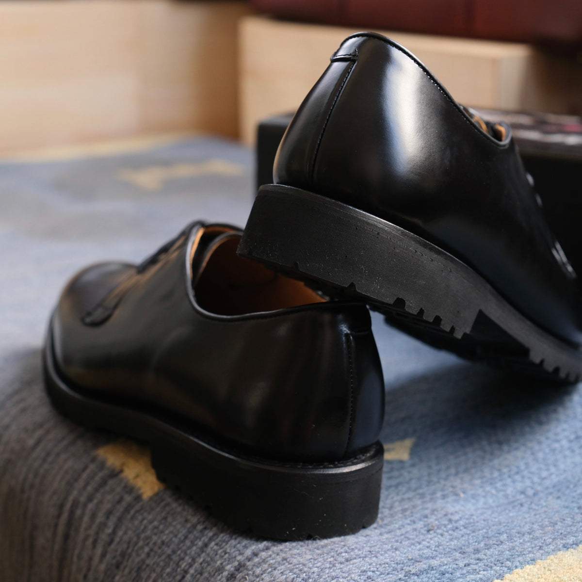 Berwick1707 Plain Toe Derby (Rubber Soles)