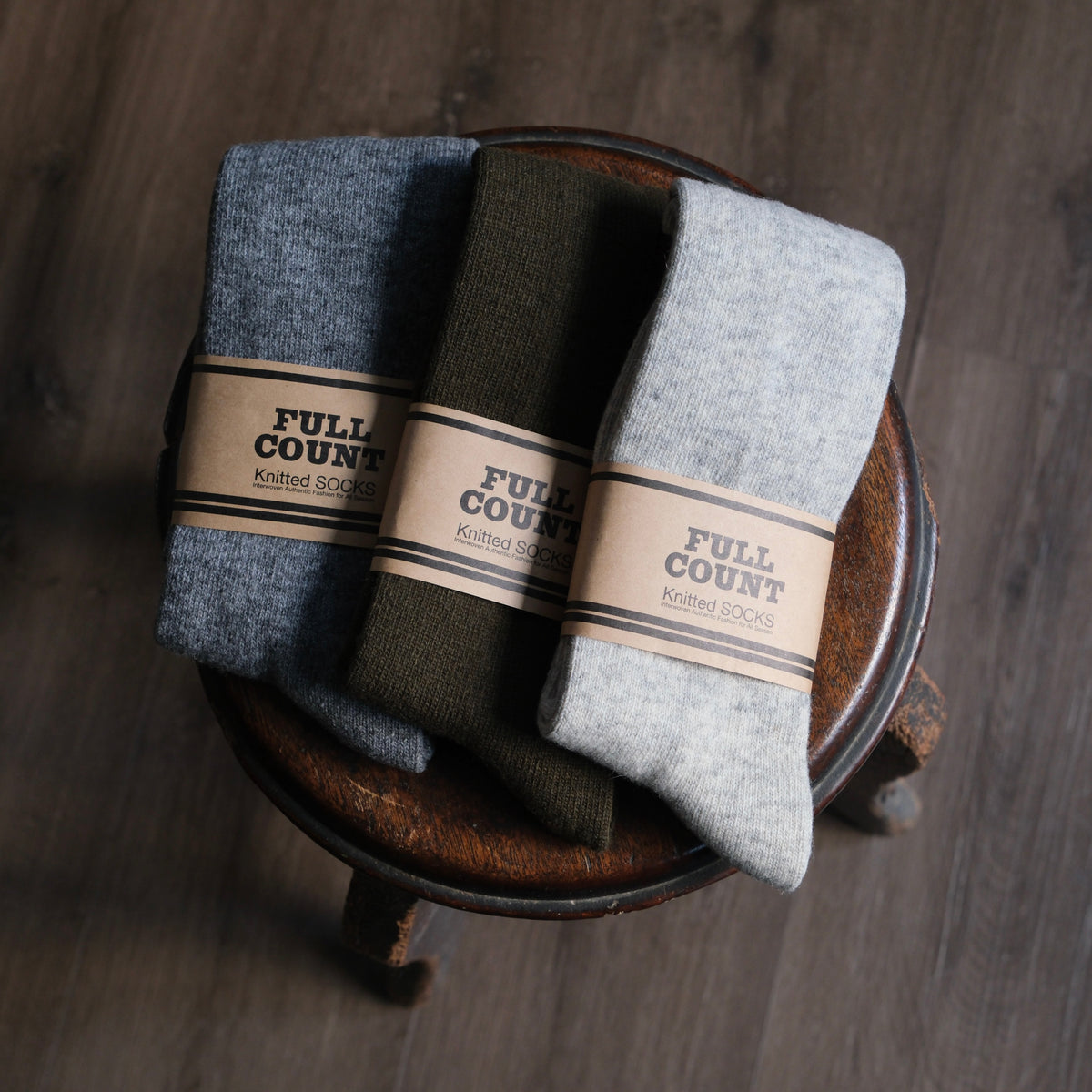 FULL COUNT Wool Cashmere Military Socks