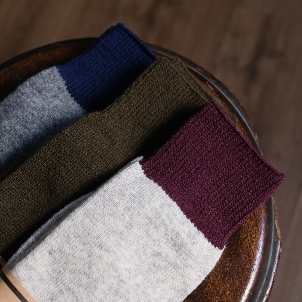 FULL COUNT Wool Cashmere Military Socks