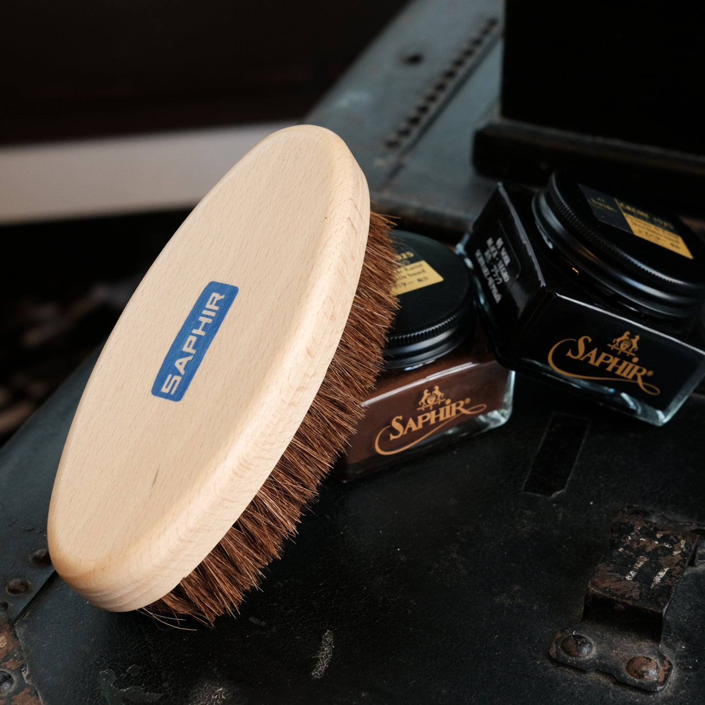 Saphir Oval Horsehair Brush