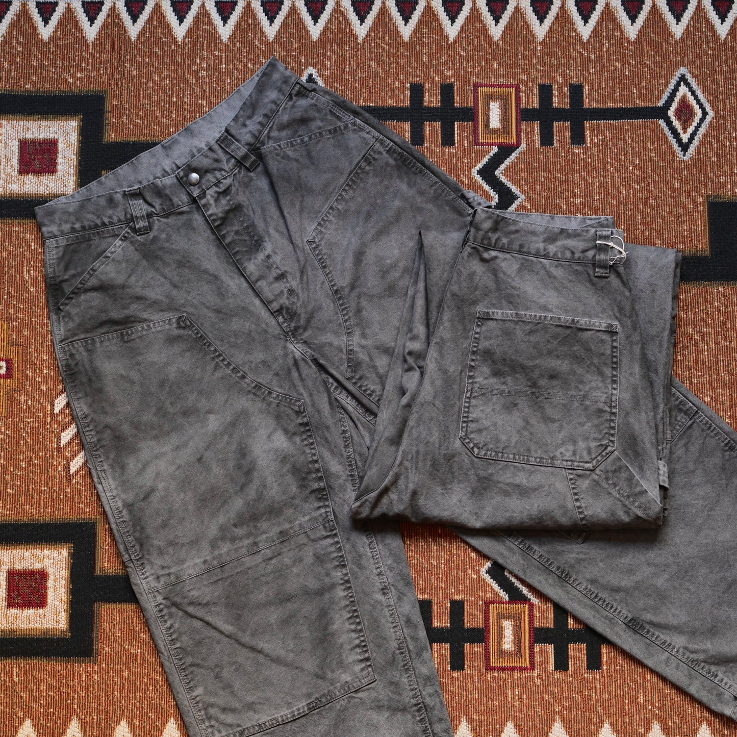 ANACHRONORM Pigment Dyed Duck Painter Pants