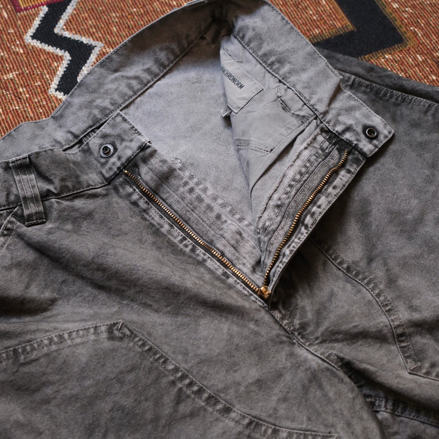 ANACHRONORM Pigment Dyed Duck Painter Pants