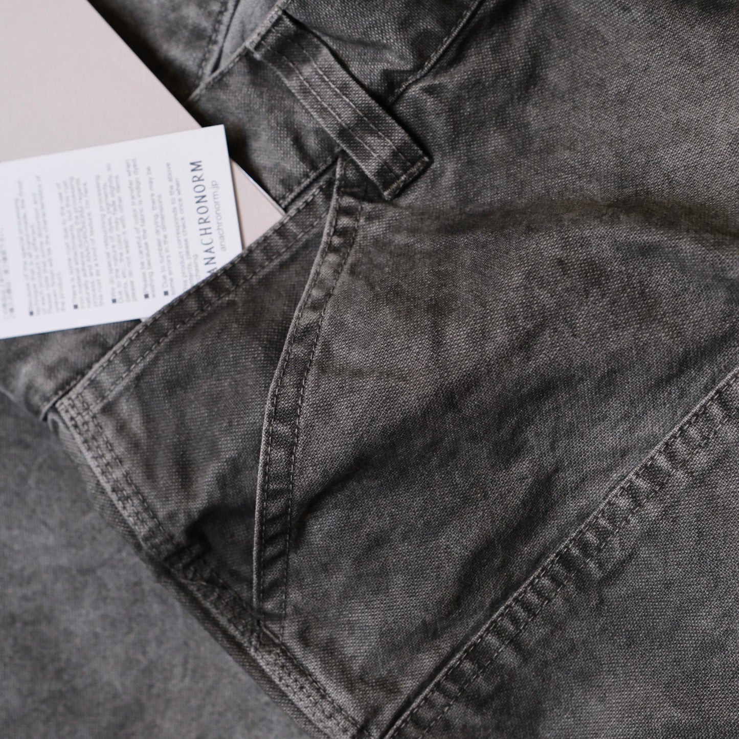 ANACHRONORM Pigment Dyed Duck Painter Pants