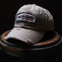 ANACHRONORM Distressed Patch 6 Panel Cap – Leather Healer
