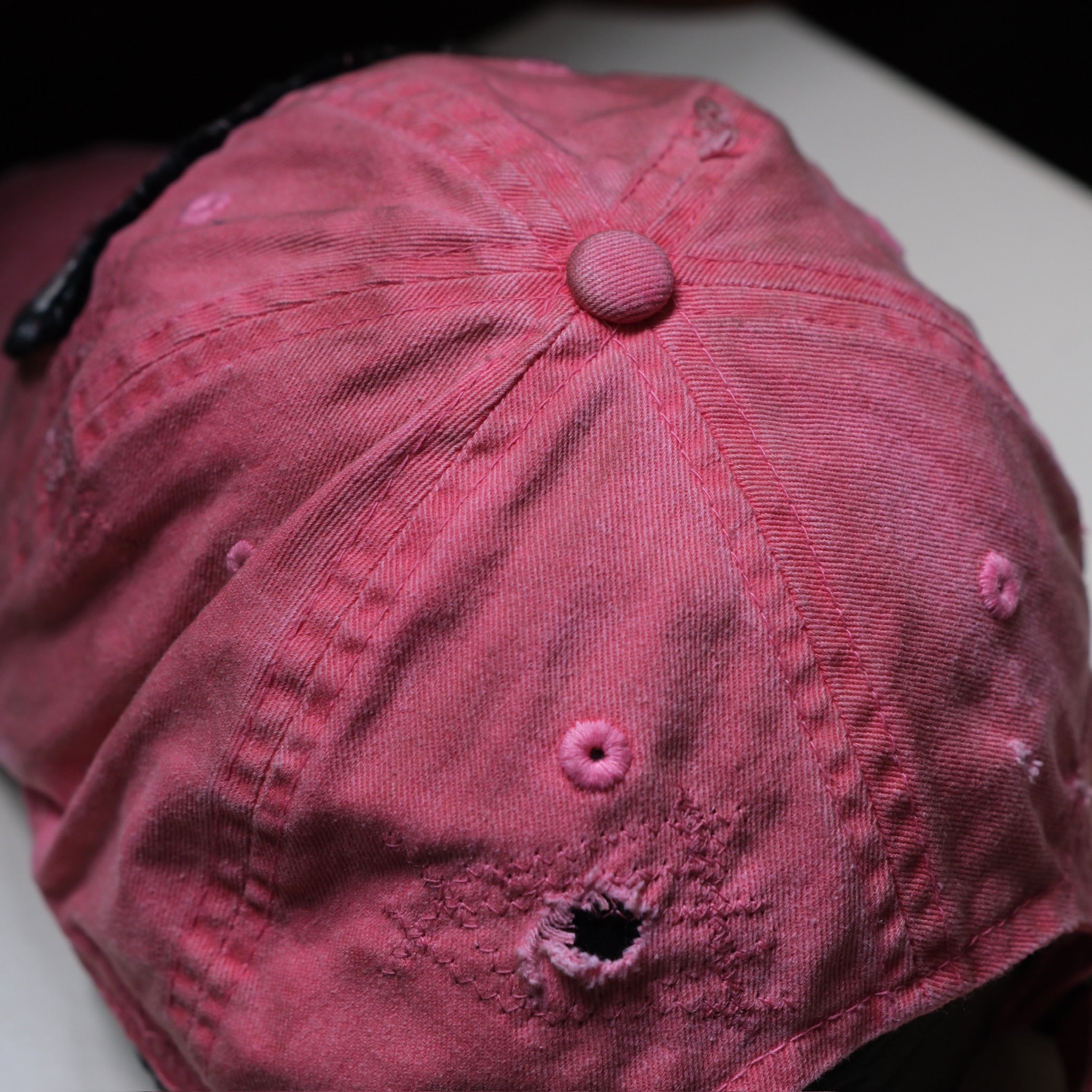 ANACHRONORM Distressed Patch 6 Panel Cap – Leather Healer