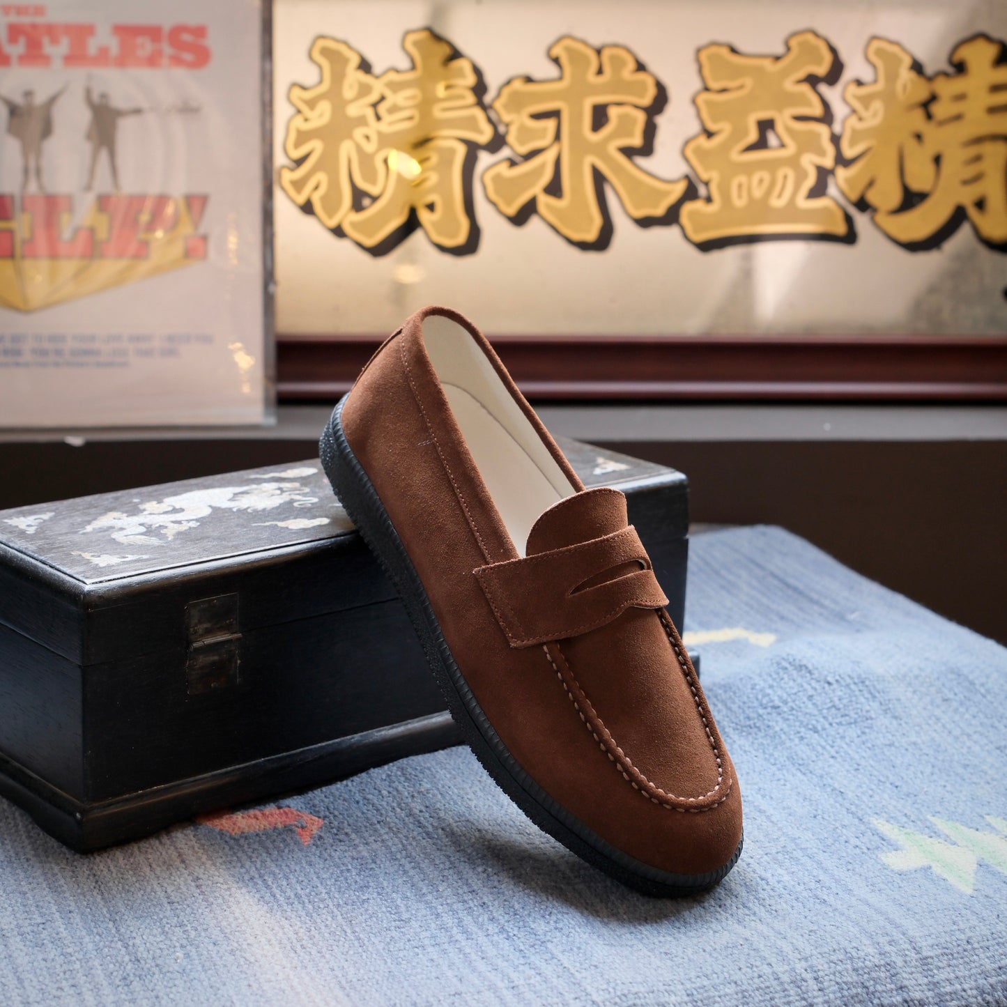 Brother Bridge Suede Peters