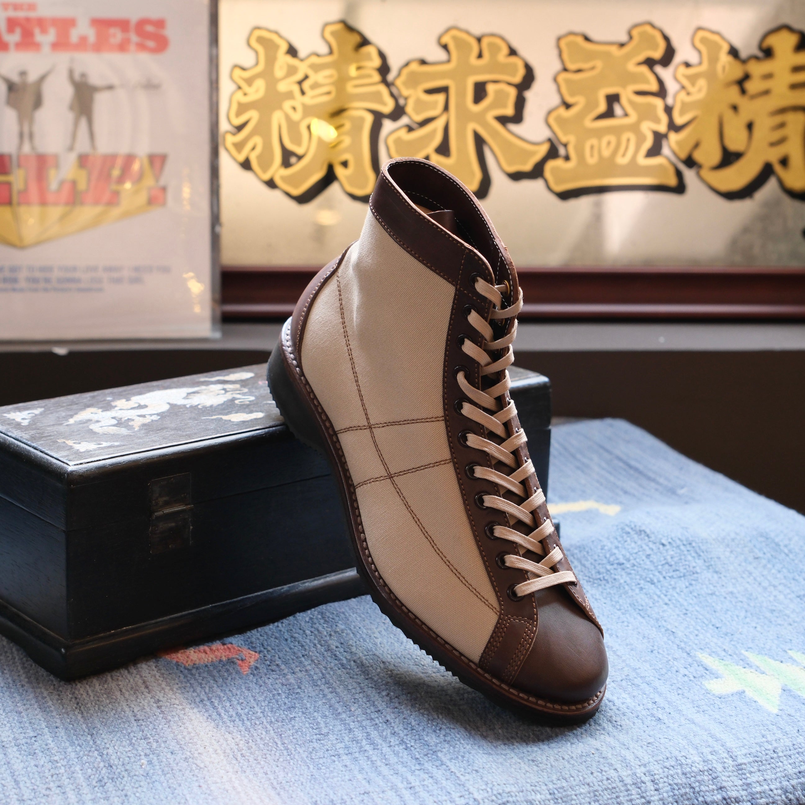 BROTHER BRIDGE HENRY 8.5 ワークブーツ Brother Bridge Canvas Henry – Leather Healer