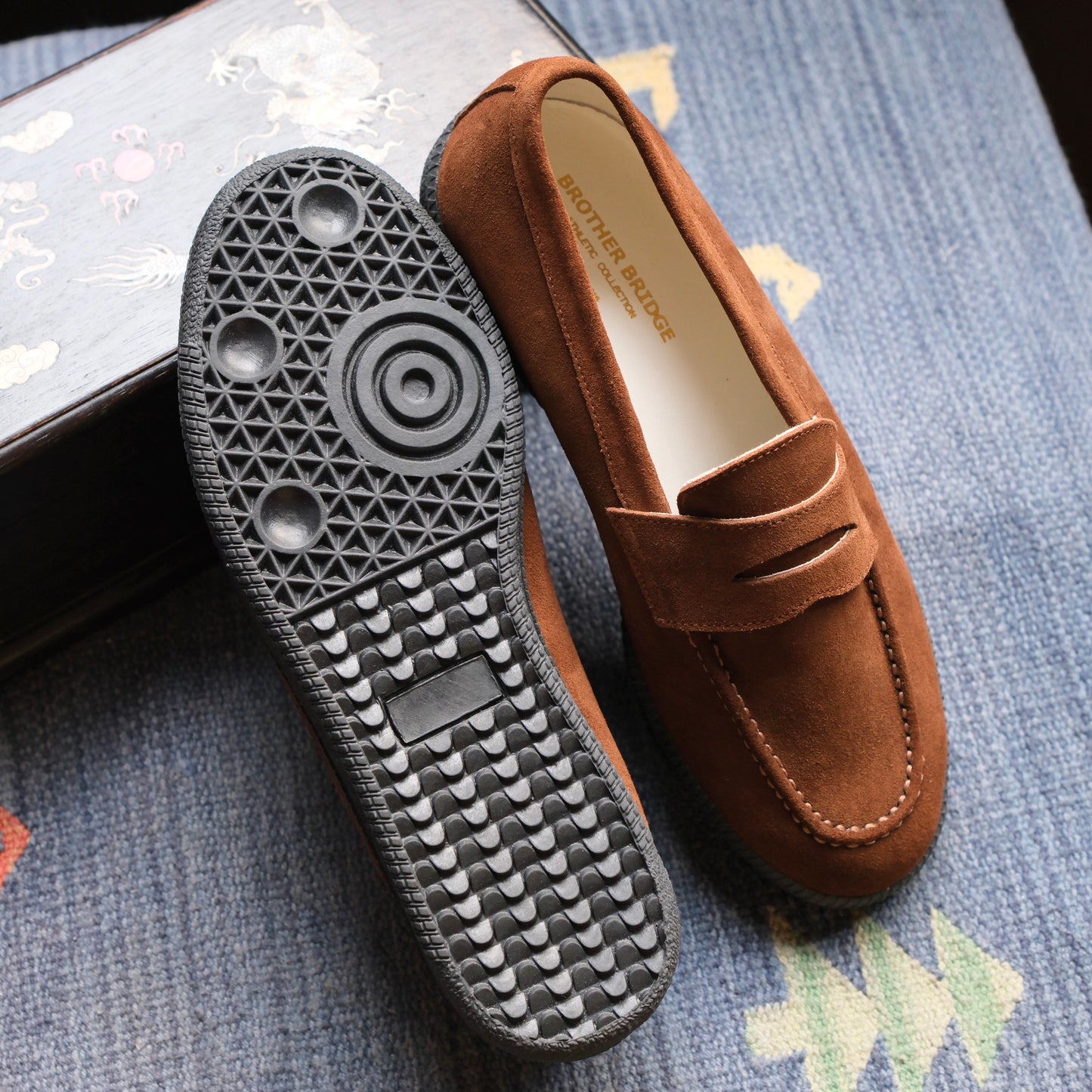 Brother Bridge Suede Peters