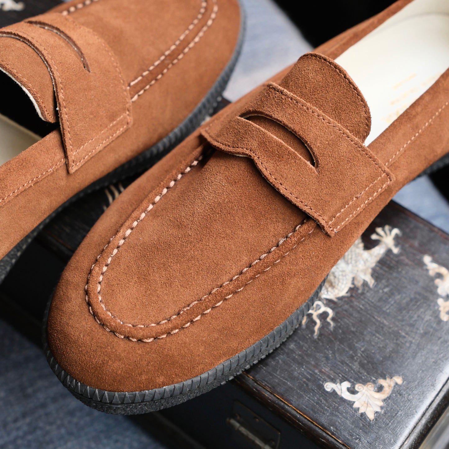 Brother Bridge Suede Peters