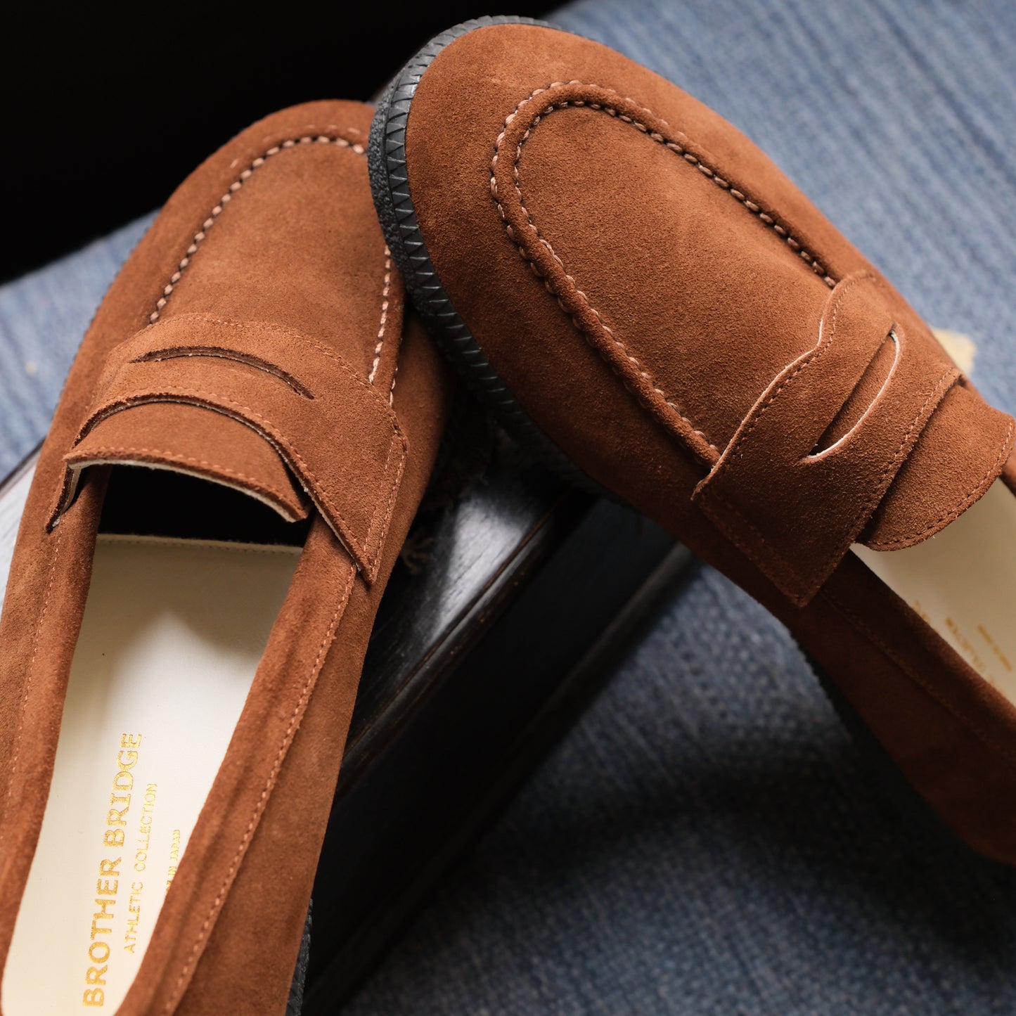 Brother Bridge Suede Peters