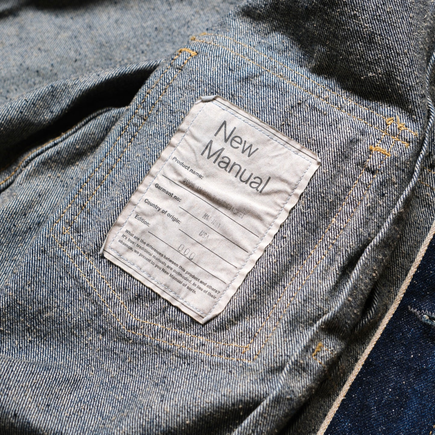 New Manual #006 2nd T-Back Jacket