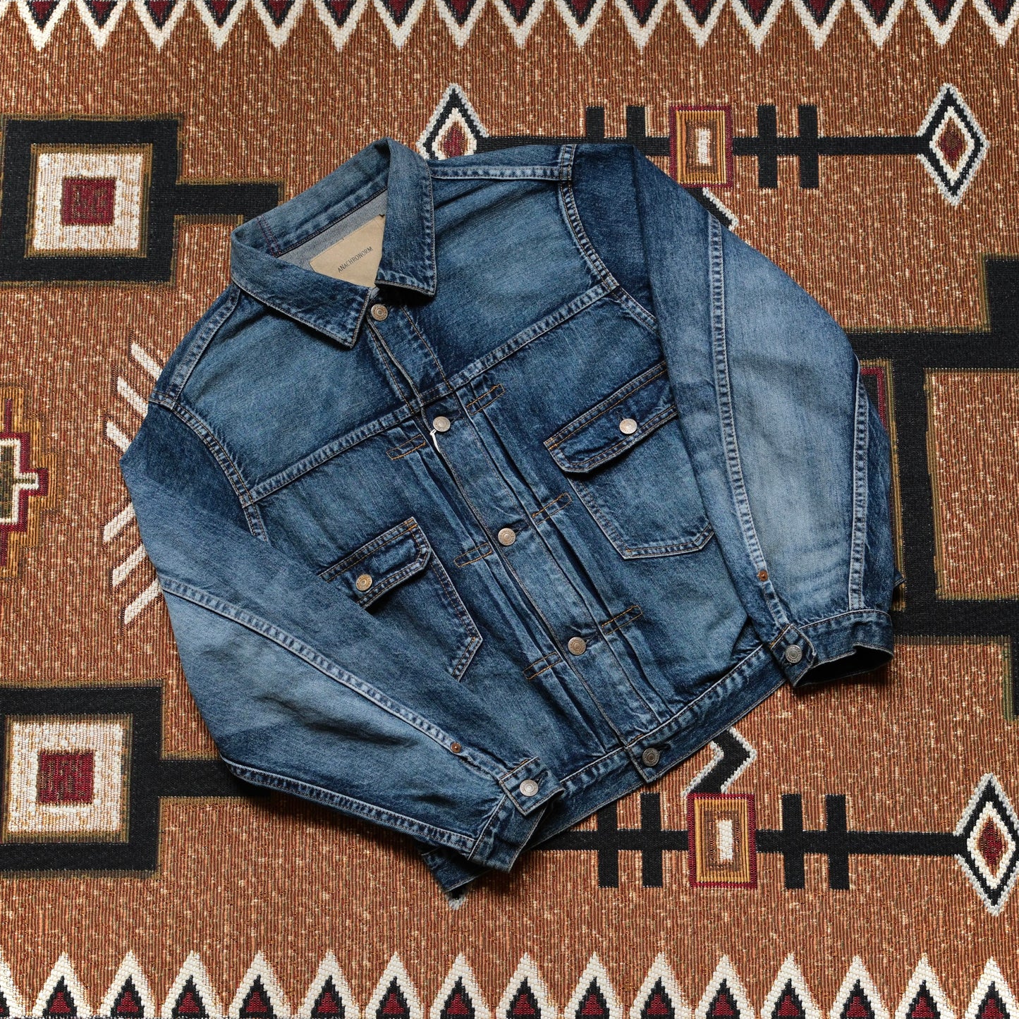 ANACHRONORM Double Pocket Denim Jacket (Aging)