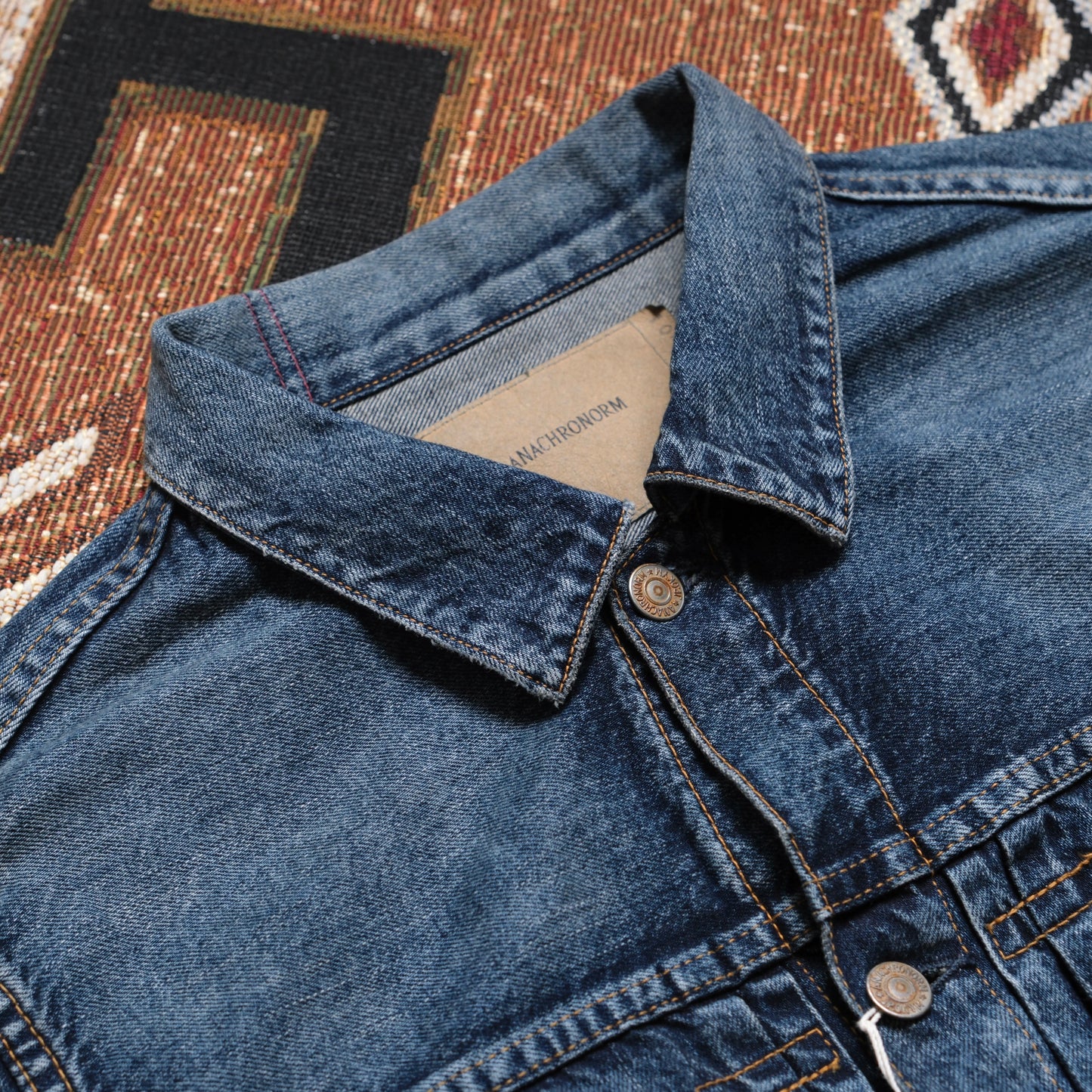 ANACHRONORM Double Pocket Denim Jacket (Aging)