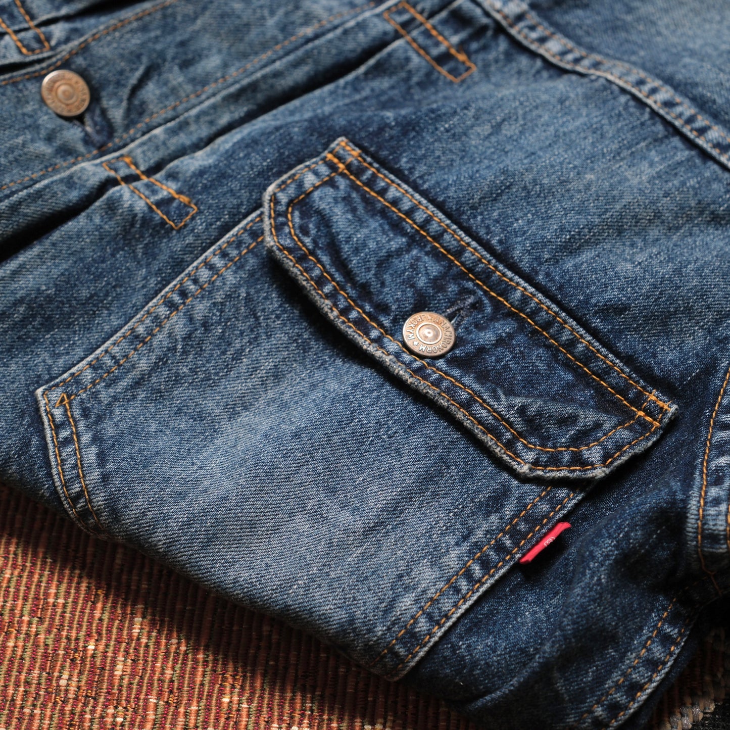 ANACHRONORM Double Pocket Denim Jacket (Aging)