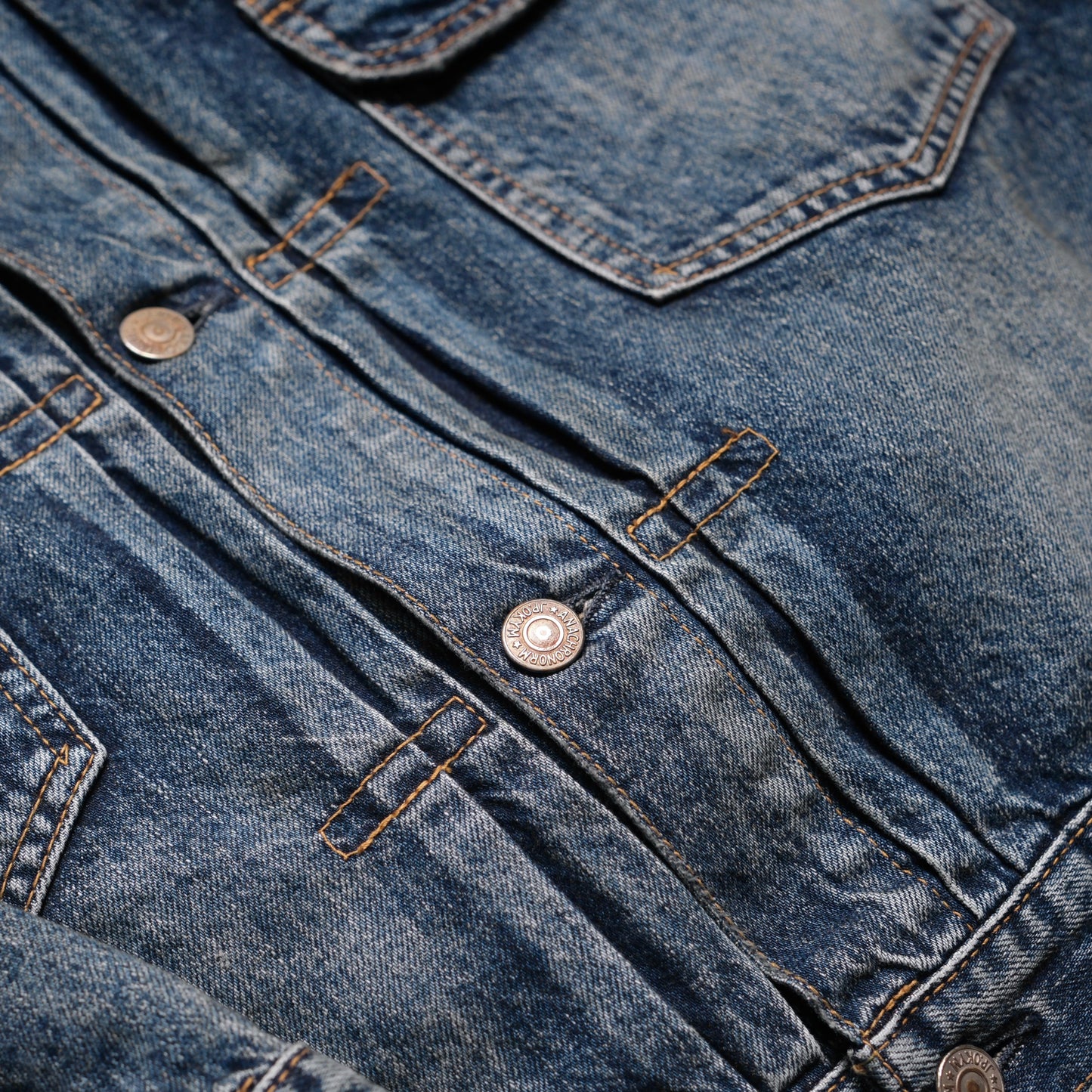 ANACHRONORM Double Pocket Denim Jacket (Aging)