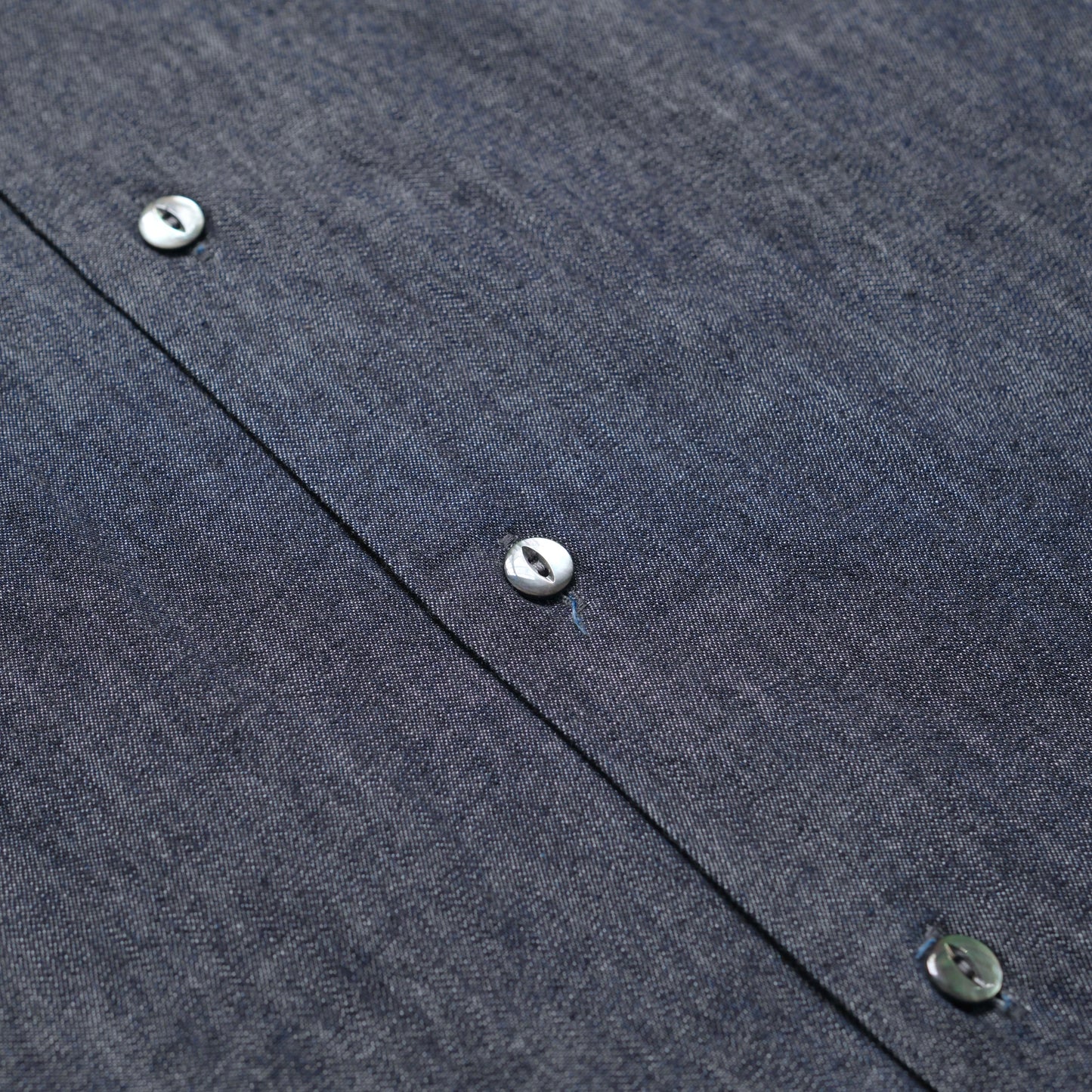 FULL COUNT Denim Open Collar S/S Shirt