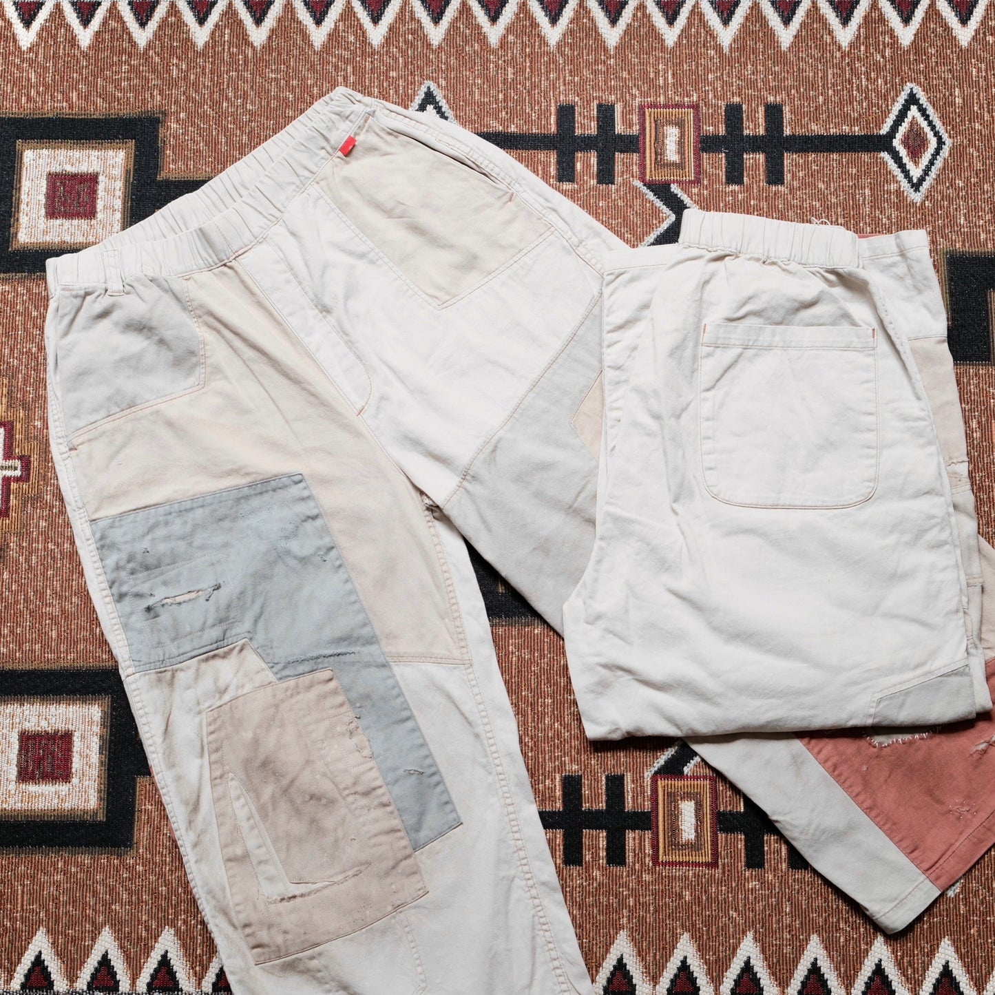 ANACHRONORM Remaked Mix Panel Wide Easy Pants