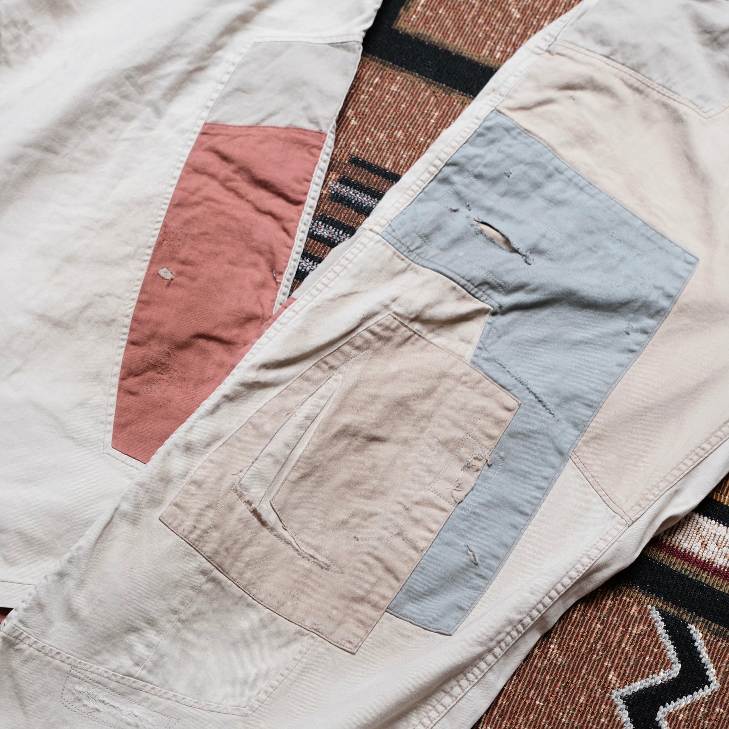 ANACHRONORM Remaked Mix Panel Wide Easy Pants